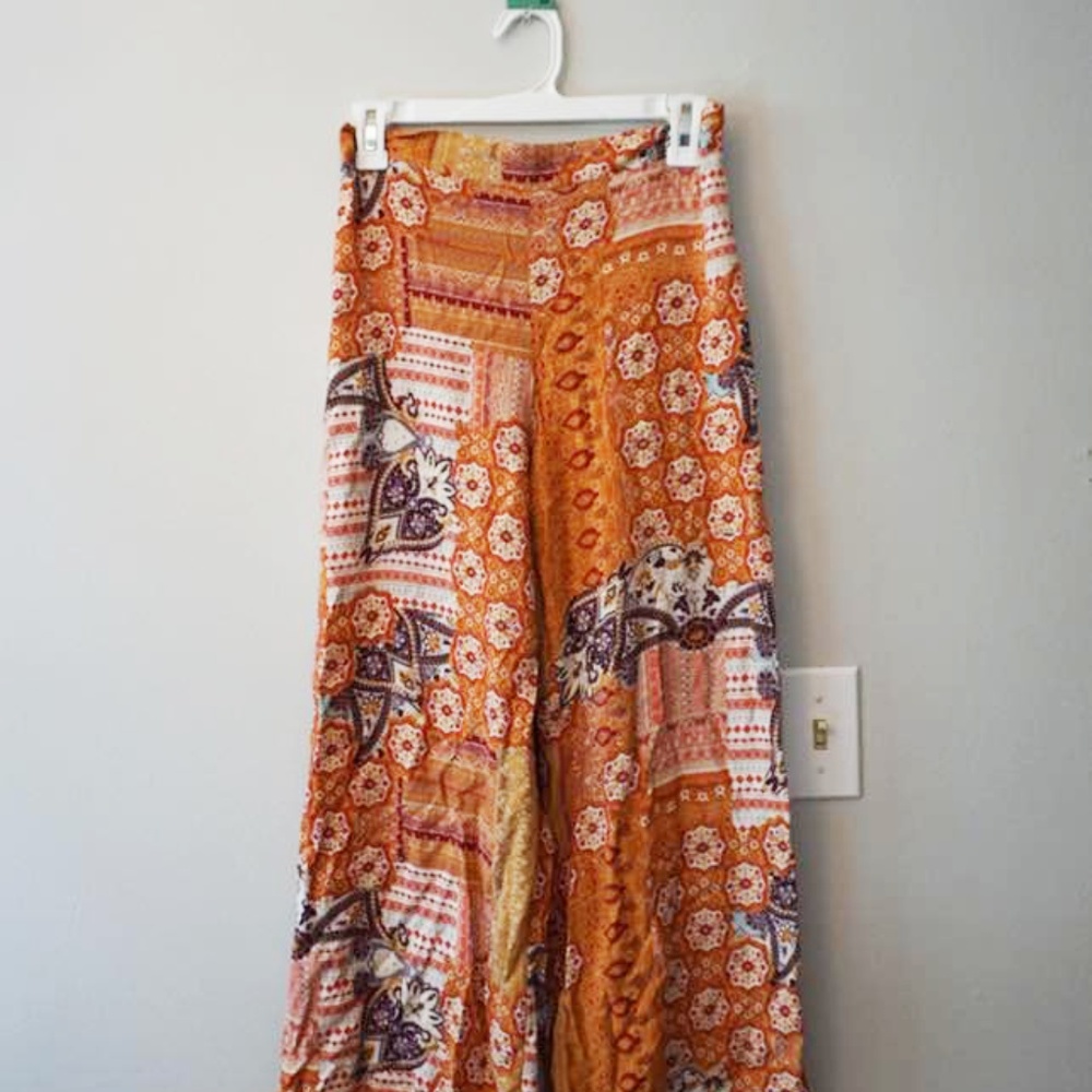 Orange Boho Fun Pants